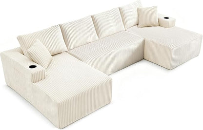 124" Oversized Sectional Couches - Image 7