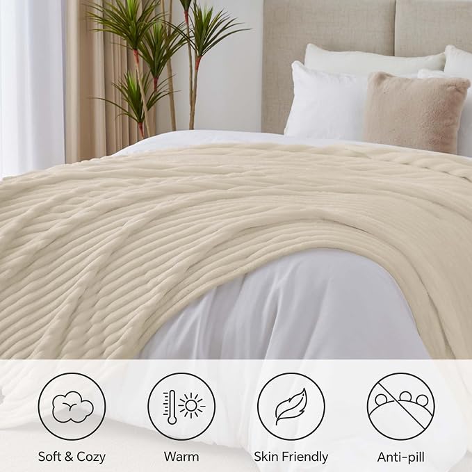 BEDELITE Ribbed King Size Blanket - Image 2