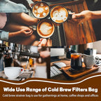 Alocs Cold Brew Coffee Filter Bag Compatible with Toddy Cold Brew System for 5 Gallon Commercial Brewers, Filter Bag for Coffee Grounds & Ice Tea - Quick Drain, Washable & Reusable (2 Pack)