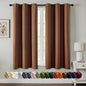 MIULEE Blackout Curtains for Bedroom 2 Panels 40 x 63 Inch Long Mocha Brown | by MIULEE
