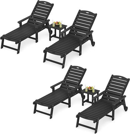 LUE BONA Outdoor Lounge Chair Set by LUEBONA