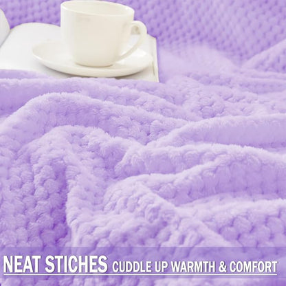 Exclusivo Mezcla Large Waffle Fleece Throw Blanket - Image 3