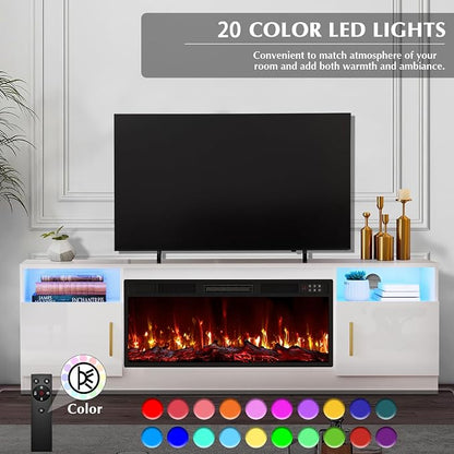 Lemberi Fireplace TV Stand - Image 6