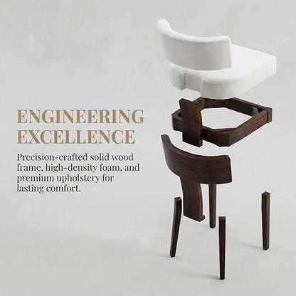 VESCASA Upholstered Farmhouse Dining Chairs - Image 6