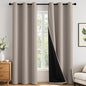MIULEE Natural 100% Blackout Curtains by MIULEE