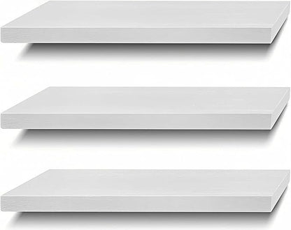 SAUMONIERES Floating Shelves Wall Shelf Solid Wood by Saumonieres