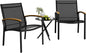 Shintenchi 3 Pieces Patio Bistro Sets, Outdoor Textilene Fabric Conversation by Shintenchi%7CFurnitureMadeforRealLife