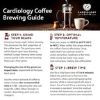 Cardiology Coffee – Whole Bean Coffee – USDA Certified Mold-Free 12oz Premium Light Roast Organic Coffee Beans with Antioxidant Benefits – Perfect for Heart Healthy Lifestyle