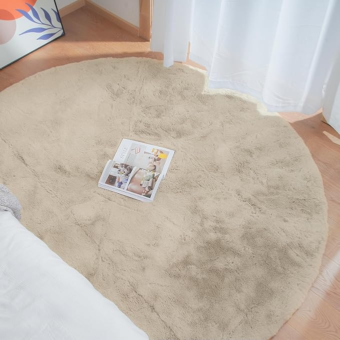 ORINOVA Camel Washable Shag Area Rugs - Image 2