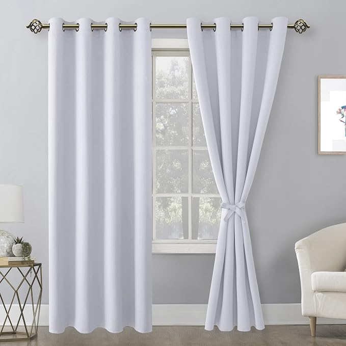 Blackout Curtains for Bedroom, 52 x 84 Inches Long, Window Curtains for Living - Image 8
