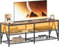 55 inch TV Stand with 3-Tier Open Shelf, Entertainment Center with Power by Katrawu