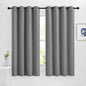 NICETOWN Silver Grey Blackout Curtains 63 inches Long by NICETOWN