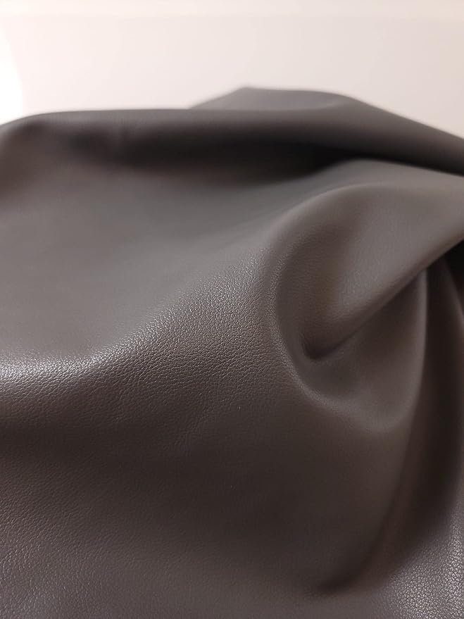 NAT Leathers | Gray Soft Faux Vegan Leather PU | 4 Yards Cut by The Yard | by NATLeathers