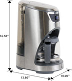 Kenmore Elite Drip Coffee Maker - 12 Cup Programmable Cafe Machine With Glass Pot, Regular & Bold Brew, Auto Shut Off Large Water Reservoir, Reusable Filter, Kitchen Appliances