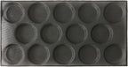 Bluedrop Silicone Hamburger Bread Forms Perforated Silicone Bakery Molds Tartlets Pita Moulds Sheets Food Grade for Industrial Large Size