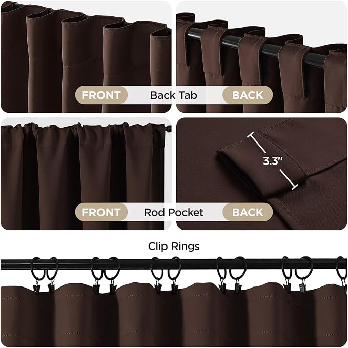 Joydeco Blackout Curtains 84 Inch Long - Image 2