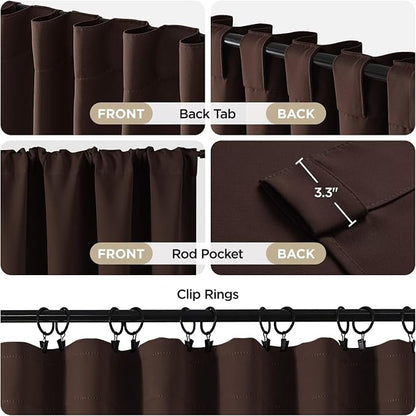 Joydeco Blackout Curtains 84 Inch Long - Image 2