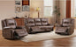 EBELLO Faux Leather Manual Recliner Sofa Set, Double 1 Seat Reclining Chair by EBELLO