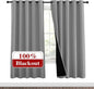 NICETOWN Full Shade Curtain Panels, Pair of Energy Smart & Noise Blocking Out by NICETOWN