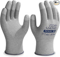 JDL ESD Work Gloves, Anti-Static Gloves for PC Building, 36 pairs, Computer Installation & Repair, High Resistance Carbon Fiber Gloves, Medium