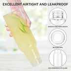 34 Oz Glass Juice Bottles with Lids, Glass Bottles, BPA Free, Borosilicate Glass for Juicing, Smoothies, Infused Water, Beverage Storage, Shaker Bottles (1 Pack)