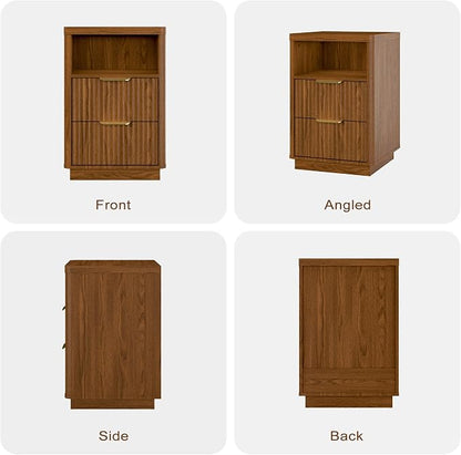 4-Piece Fluted Living Room Set Includes 31.5" Fluted Lift Top Coffee Table - Image 9