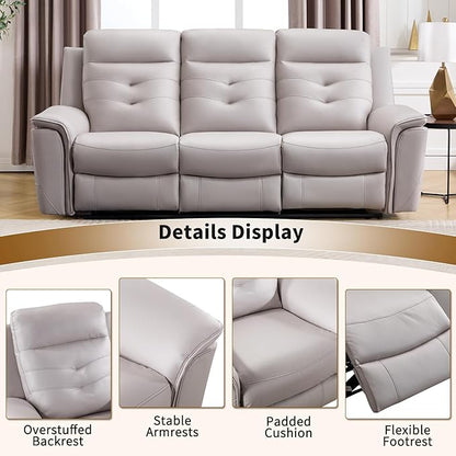 ANJ Oversized Power Reclining Loveseat Sofa Set of 2 - Image 6