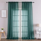 Hunter Green Bedroom Curtains 2 Panel Sets 96 Inch Length, 59 Inch Extra Wide by OVZME