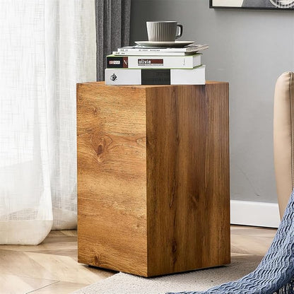 End Table, Side Table Living Room Table, Modern Sofa Couch Table, Faux Marble - Image 3
