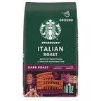 Starbucks Ground Coffee, Dark Roast Coffee, Italian Roast, 100% Arabica, 1 bag (18 oz)