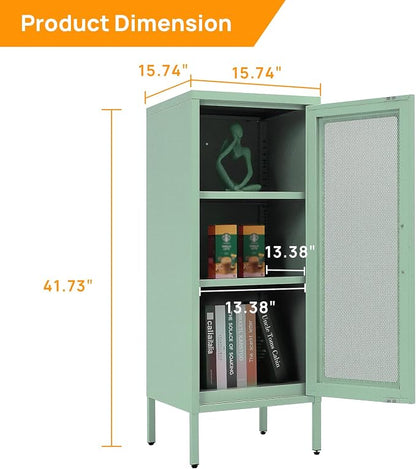 Slim Metal Storage Cabinet - Image 3