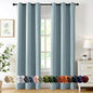 MIULEE Blackout Curtains for Bedroom 2 Panels 40 x 84 Inch Long Slate Blue | by MIULEE