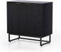 EYYTHUNG Fluted Cabinet with Storage, Sideboard Buffet Cabinet with Adjustable by EYYTHUNG