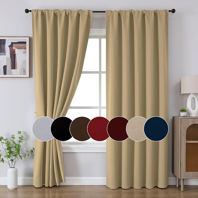 Joydeco 72 Inch Blackout Curtains - Image 8