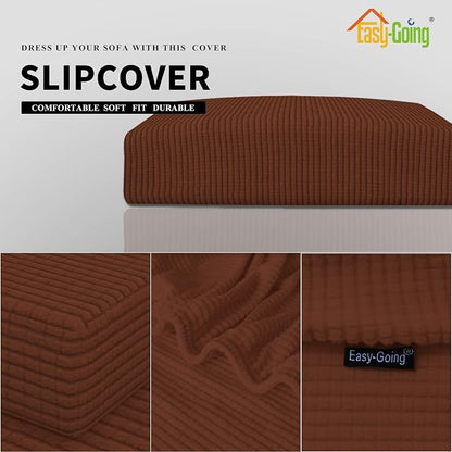 Easy-Going Stretch 1 Piece Oversized Couch Cushion Cover - Image 4