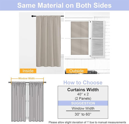 Simplebrand Ava Stone Blackout Curtains - Image 8