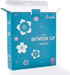 LITOPAK 400 Pack 3oz Disposable Bathroom Cups, Colorful Disposable Mouthwash Cups, Small Paper Cups for Parties, Picnics, Barbecues, Travel and Events