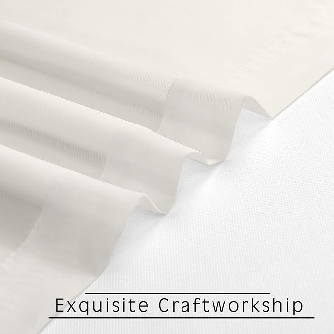 Ivory Sheer Curtains 63 Inches Long - Image 5