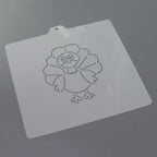Thanksgiving Turkey Cookie cutter and stencil set Baking stencils and cutters bundle DIY bakery decorating kit Thanksgiving Cookie cutter with stencils Icing stencil and cookie cutter combo(Turkey)