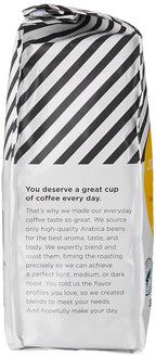 Amazon Fresh, Just Bright Whole Bean Coffee, Light Roast, 12 Oz