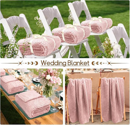4 Pack Fleece Throw Blankets 50x60 Inches - Image 7