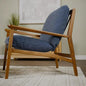 Grain Wood Furniture Solid Wood Mid Century Lounge Chair by GrainWoodFurniture
