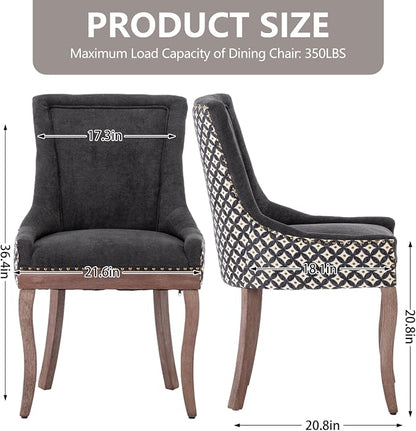 Modern Dining Chairs Set of 4, High Back Dining Chairs Side Chairs - Image 3