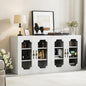Buffet Cabinet with Storage, 63“ Modular Accent Sideboard Modern Credenza with by Belandi