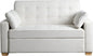 Serta Ainsley 66.5" Convertible Sleeper Loveseat, Full Size, Dreamcoil Comfort by SertaDreamConvertibles