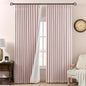 AUSSPVOCT Pinch Pleated 90 Inch Linen Curtains 100% Blackout by AUSSPVOCT