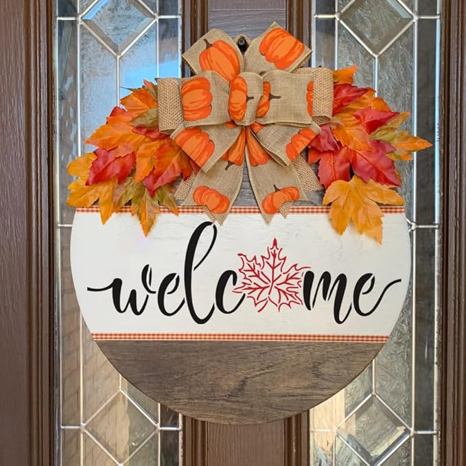 Fall Stencils for Door Mats 27”x14” Fall Doormat Stencils Pumpkin Stencil Templates for Doormat Wood Signs DIY Crafts Decor