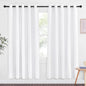 NICETOWN White Room Darkening Curtain 72 inches Long by NICETOWN