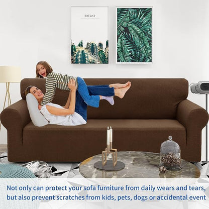 ZNSAYOTX 1 Piece Jacquard Chair Slipcovers - Image 2