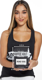 Koffee Kult Road Dog Dark Roast Coffee Beans (whole bean, 12oz)